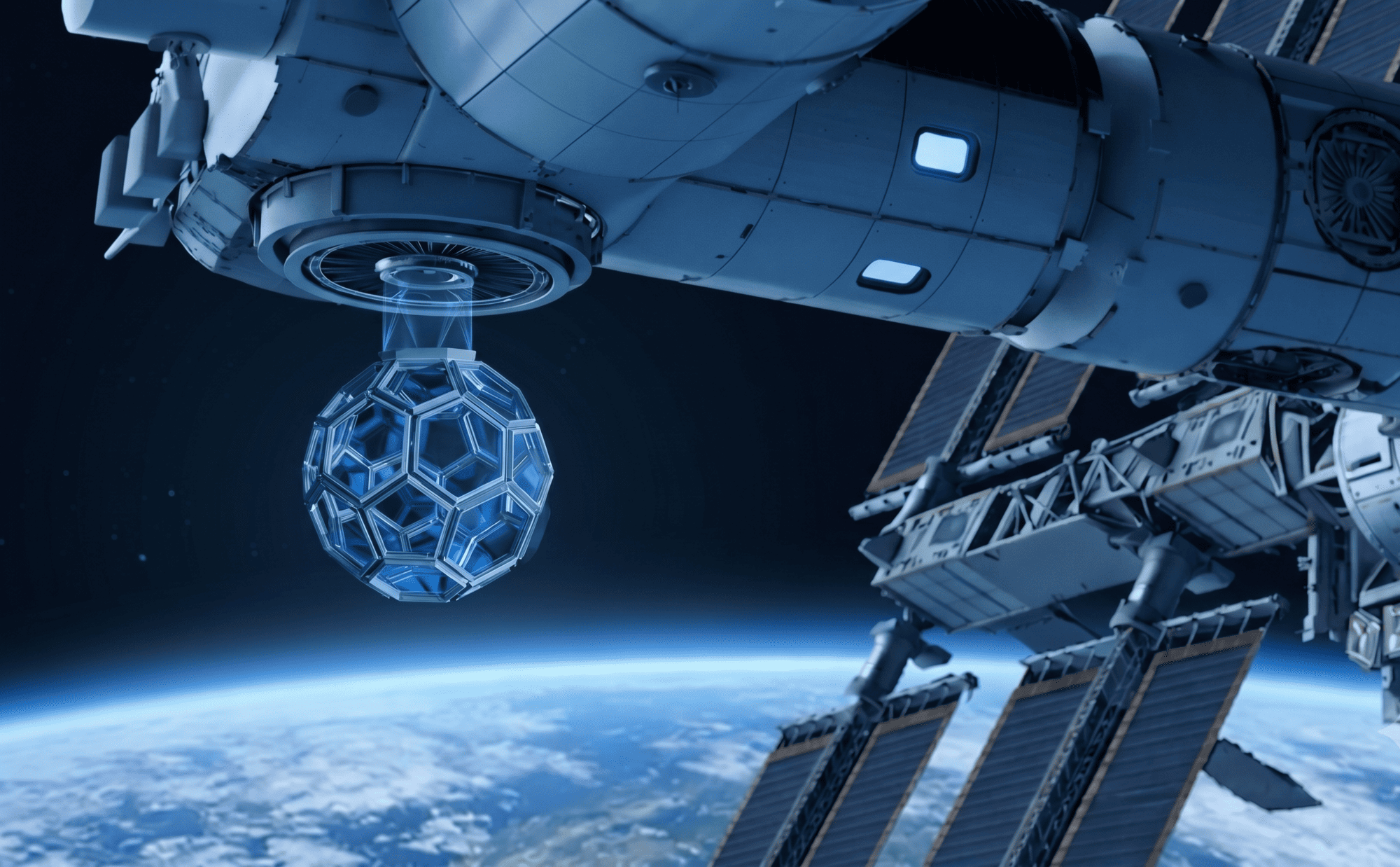 Space glass